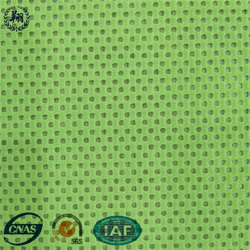 Wholesale Breathable Polyester Spandex Mesh Knit Fabric