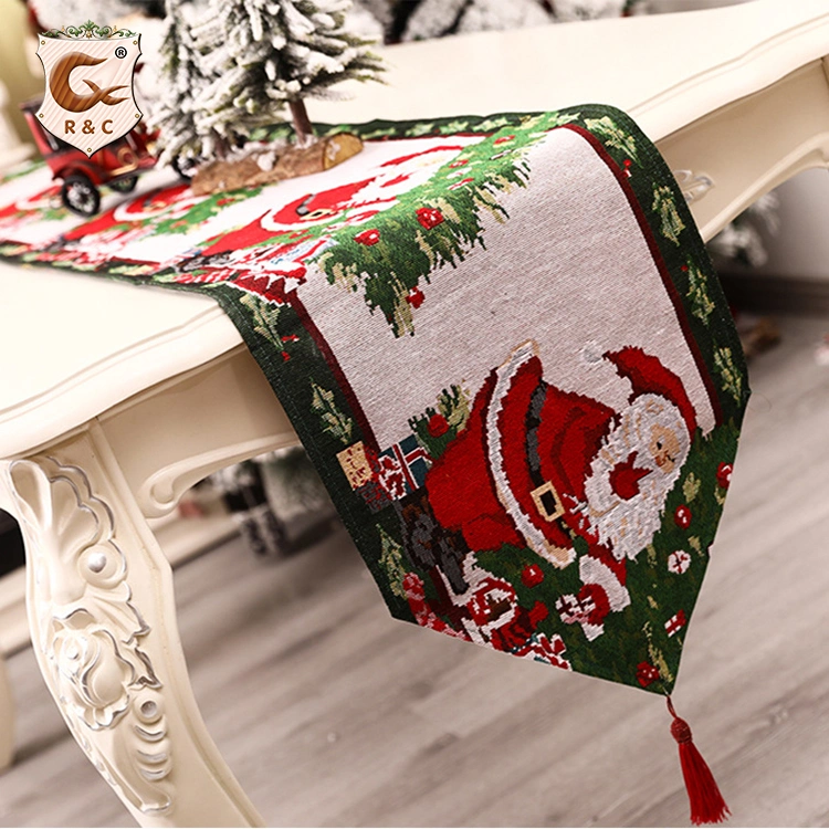 Wholesale Perfect Quality Best Choice Cotton Custom Jacquard Christmas Tablecloth